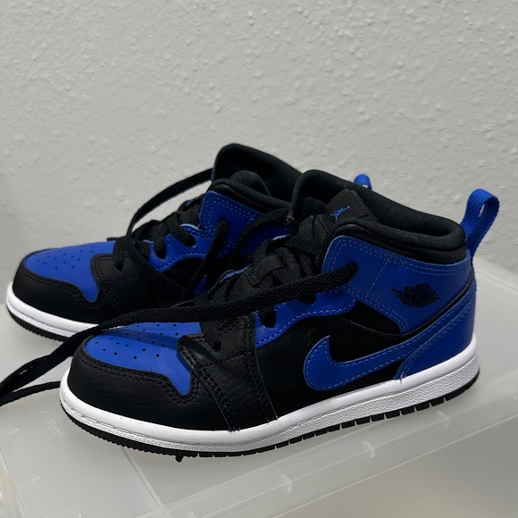 Nike Other - Nike Jordans - Kids Black and Blue Sneakers